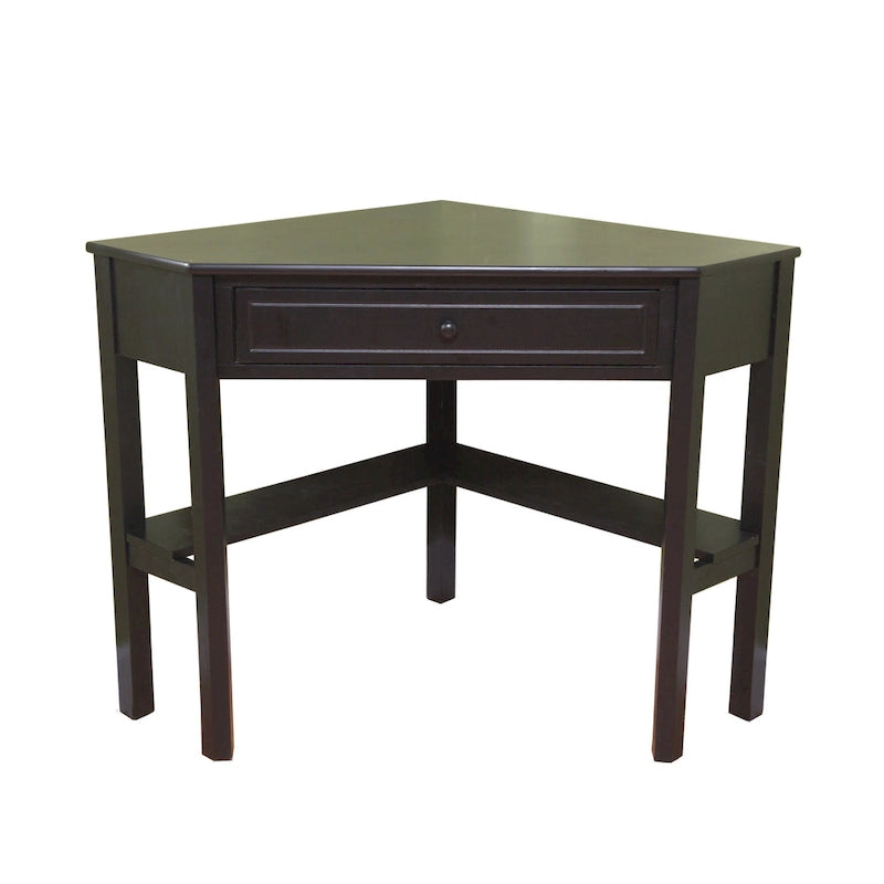Bureau d'angle pour ordinateur – Bois et MDF, simple, 4 coloris