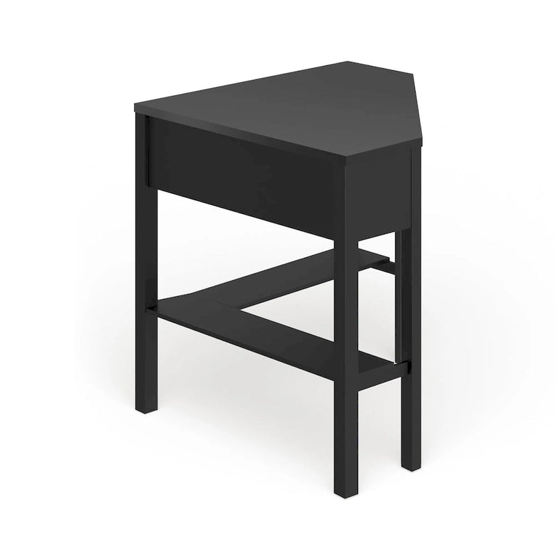 Bureau d'angle pour ordinateur – Bois et MDF, simple, 4 coloris