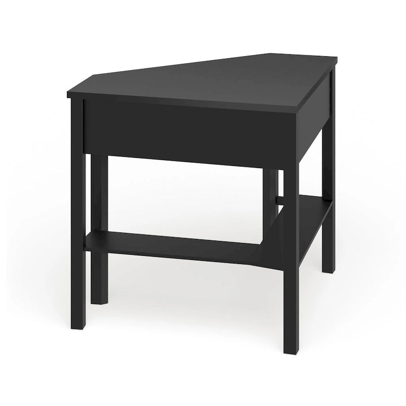 Bureau d'angle pour ordinateur – Bois et MDF, simple, 4 coloris
