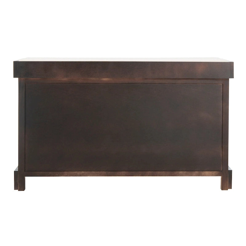 Banc de rangement tressé avec siège en lin et paniers, 34 larg. x 16 prof. x 20 haut., 1 place – cerise/gris/marron/blanc/noir