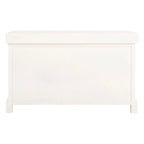 Banc de rangement tressé avec siège en lin et paniers, 34 larg. x 16 prof. x 20 haut., 1 place – cerise/gris/marron/blanc/noir