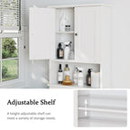 Meuble de rangement WC, bois/verre, noir/blanc/gris
