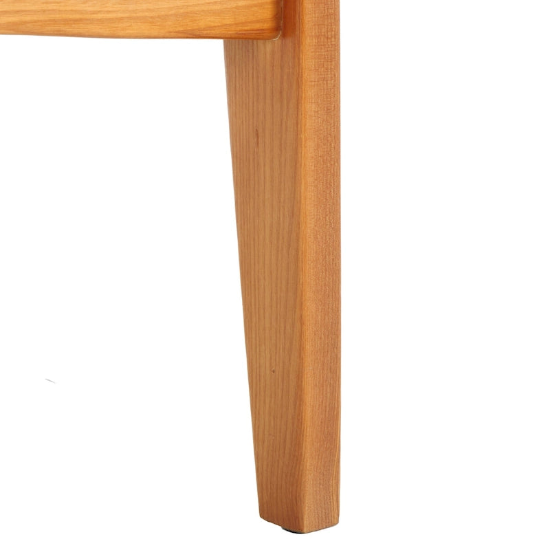 Fauteuil d'appoint en tissu couleur caramel, cadre en bois massif, un seul siège, 71 cm (L) x 84 cm (P) x 86 cm (H)