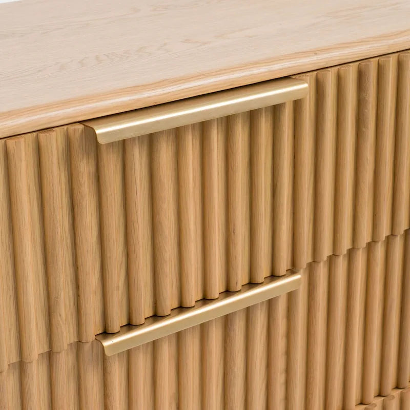 Commode en chêne naturel moderne Modrest Winters