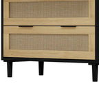 Commode en rotin à 3 tiroirs