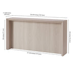 Console rectangulaire large Piedmont 56 - 55,75 de large