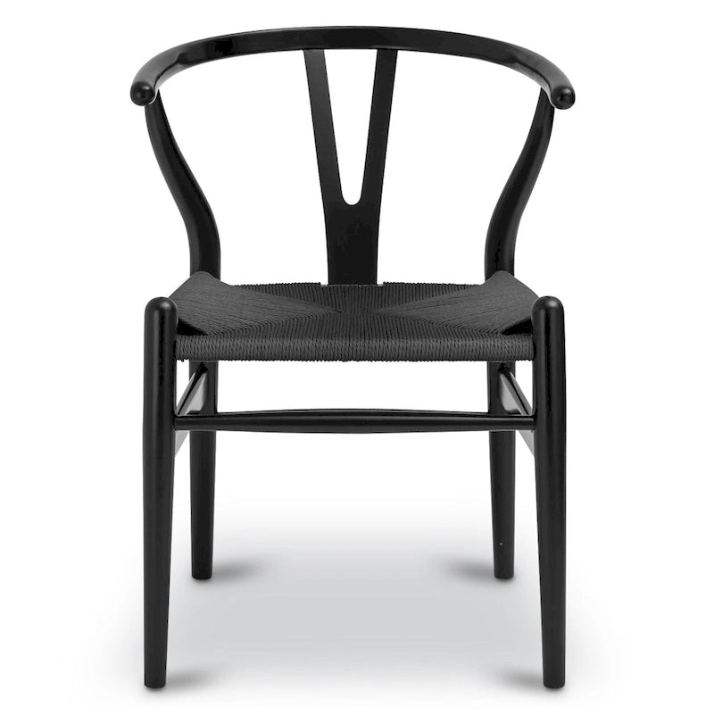 Fauteuil d'appoint en corde tressée – Structure en bois massif, lot de 2