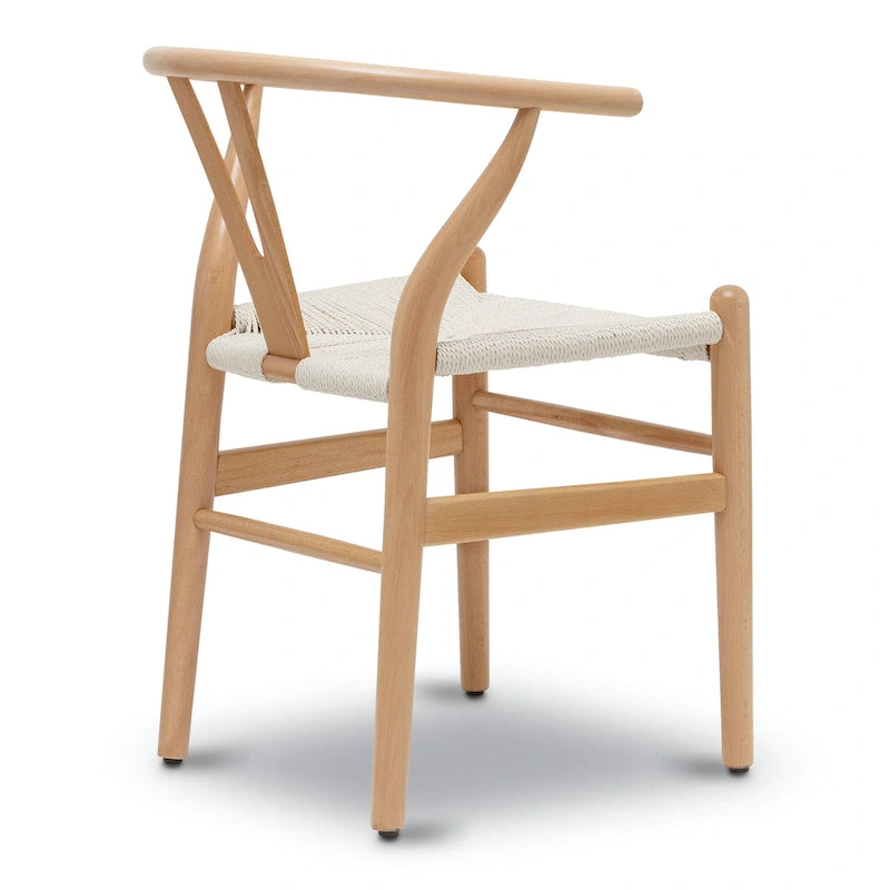 Fauteuil d'appoint en corde tressée – Structure en bois massif, lot de 2