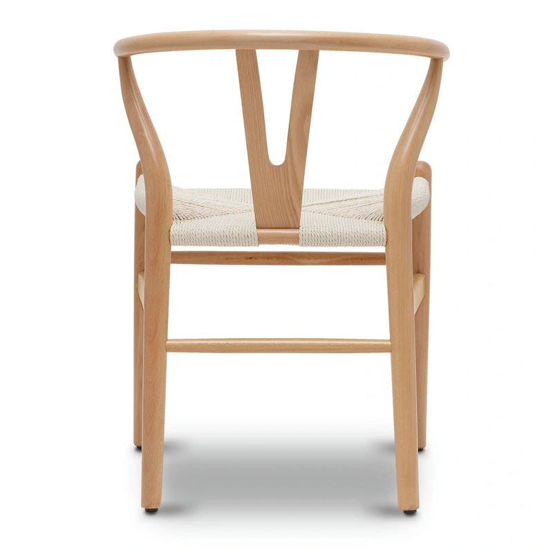 Fauteuil d'appoint en corde tressée – Structure en bois massif, lot de 2