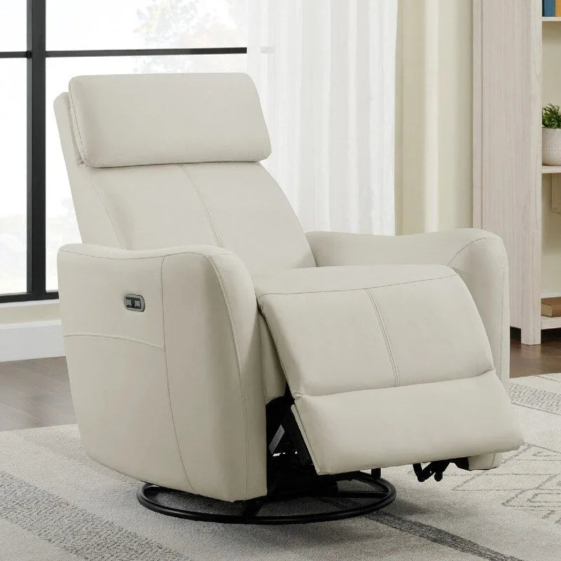 Fauteuil d'allaitement inclinable, pivotant et berçant Merlin Power