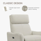 Fauteuil d'allaitement inclinable, pivotant et berçant Merlin Power
