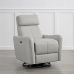 Fauteuil d'allaitement inclinable, pivotant et berçant Merlin Power