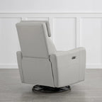 Fauteuil d'allaitement inclinable, pivotant et berçant Merlin Power