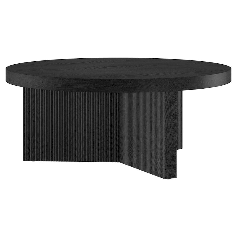 Table basse ronde large Holm de 36 po – 36 po de large
