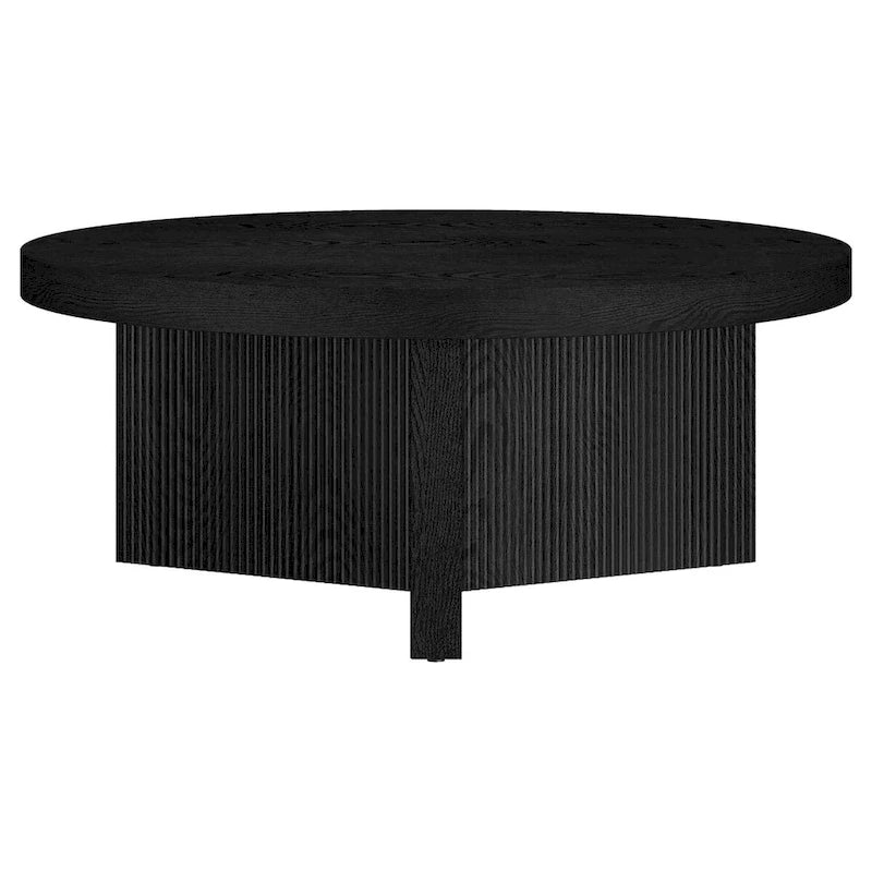 Table basse ronde large Holm de 36 po – 36 po de large