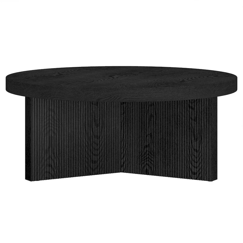 Table basse ronde large Holm de 36 po – 36 po de large