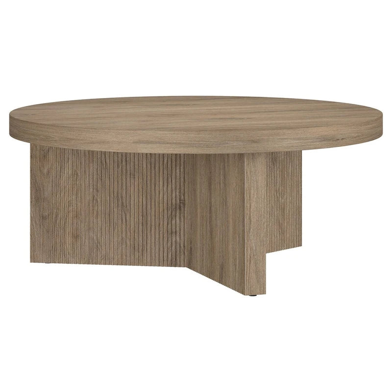 Table basse ronde large Holm de 36 po – 36 po de large