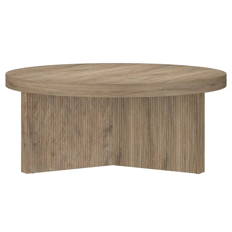 Table basse ronde large Holm de 36 po – 36 po de large