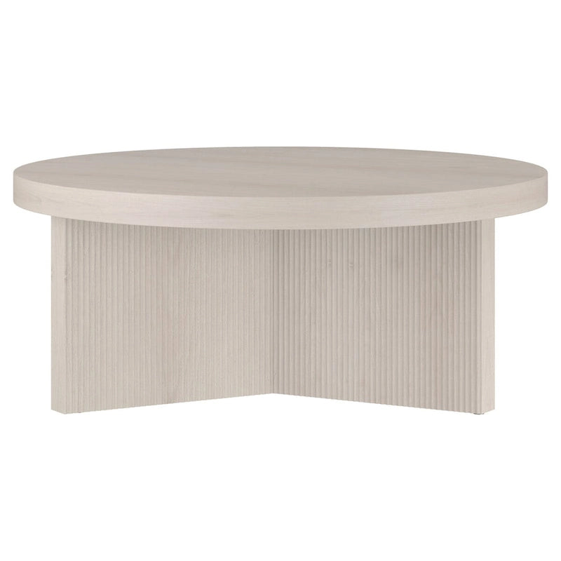 Table basse ronde large Holm de 36 po – 36 po de large