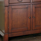Buffet rustique en merisier – 2 portes et 2 tiroirs, bois massif