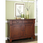 Buffet rustique en merisier – 2 portes et 2 tiroirs, bois massif